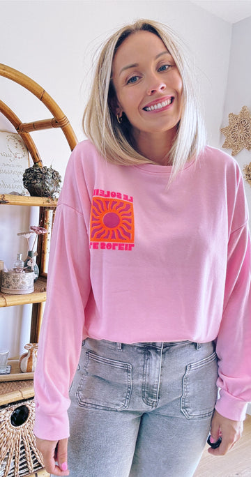 SWEAT SOLEIL  ROSE CLAIR